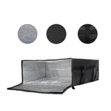 Maxbell Insulated Delivery Bag Reusable Food Delivery Bag for Camping Picnic Outdoor 40cmx40cmx15cm