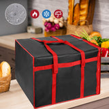 Maxbell Insulated Delivery Bag Reusable Food Delivery Bag for Camping Picnic Outdoor 50cmx50cmx35.5cm