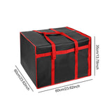 Maxbell Insulated Delivery Bag Reusable Food Delivery Bag for Camping Picnic Outdoor 60cmx60cmx35cm