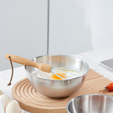 Maxbell 3Pcs Stainless Steel Mixing Bowls with Measurement Marks for Kitchen Cooking