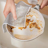 Maxbell Dishcloth Resuable Wet and Dry Dishwashing Rags for Kitchen Cookware Cutlery 30cmx30cm