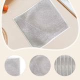 Maxbell Dishcloth Resuable Wet and Dry Dishwashing Rags for Kitchen Cookware Cutlery 20cmx20cm