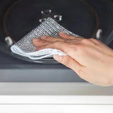 Maxbell Dishcloth Resuable Wet and Dry Dishwashing Rags for Kitchen Cookware Cutlery 20cmx20cm
