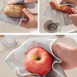 Maxbell Dishcloth Resuable Wet and Dry Dishwashing Rags for Kitchen Cookware Cutlery 20cmx20cm