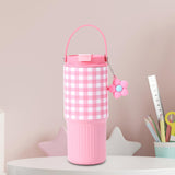 Maxbell Insulated Water Bottle Portable Drink Water Cup for Smoothie Coffee Beverage Pink