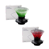 Maxbell Pour over Coffee Dripper Pour over Coffee Maker Drip for Kitchen Office Cafe Green