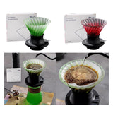 Maxbell Pour over Coffee Dripper Pour over Coffee Maker Drip for Kitchen Office Cafe Green