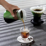 Maxbell Pour over Coffee Dripper Pour over Coffee Maker Drip for Kitchen Office Cafe Green