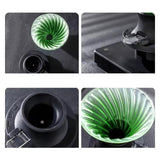Maxbell Pour over Coffee Dripper Pour over Coffee Maker Drip for Kitchen Office Cafe Green