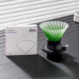 Maxbell Pour over Coffee Dripper Pour over Coffee Maker Drip for Kitchen Office Cafe Green