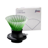 Maxbell Pour over Coffee Dripper Pour over Coffee Maker Drip for Kitchen Office Cafe Green