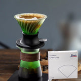 Maxbell Pour over Coffee Dripper Pour over Coffee Maker Drip for Kitchen Office Cafe Green