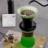 Maxbell Pour over Coffee Dripper Pour over Coffee Maker Drip for Kitchen Office Cafe Green