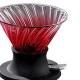 Maxbell Pour over Coffee Dripper Pour over Coffee Maker Drip for Kitchen Office Cafe Red