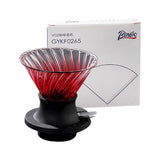 Maxbell Pour over Coffee Dripper Pour over Coffee Maker Drip for Kitchen Office Cafe Red