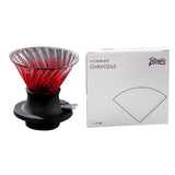 Maxbell Pour over Coffee Dripper Pour over Coffee Maker Drip for Kitchen Office Cafe Red