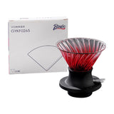 Maxbell Pour over Coffee Dripper Pour over Coffee Maker Drip for Kitchen Office Cafe Red