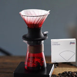 Maxbell Pour over Coffee Dripper Pour over Coffee Maker Drip for Kitchen Office Cafe Red