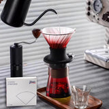 Maxbell Pour over Coffee Dripper Pour over Coffee Maker Drip for Kitchen Office Cafe Red