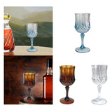 Maxbell Wine Goblet Unique Wine Glasses for Birthday Gift Party Supplies Anniversary Blue