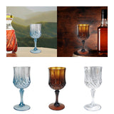 Maxbell Wine Goblet Unique Wine Glasses for Birthday Gift Party Supplies Anniversary Blue