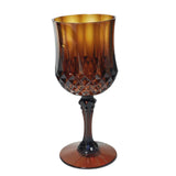 Maxbell Wine Goblet Unique Wine Glasses for Birthday Gift Party Supplies Anniversary Brown