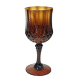 Maxbell Wine Goblet Unique Wine Glasses for Birthday Gift Party Supplies Anniversary Brown