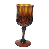 Maxbell Wine Goblet Unique Wine Glasses for Birthday Gift Party Supplies Anniversary Brown