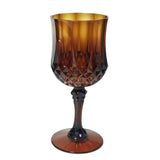 Maxbell Wine Goblet Unique Wine Glasses for Birthday Gift Party Supplies Anniversary Brown