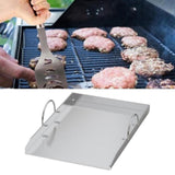 Maxbell Stainless Steel Cooking Griddle Breakfast Restaurant Kitchen Grill Accessory