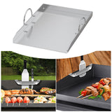 Maxbell Stainless Steel Cooking Griddle Breakfast Restaurant Kitchen Grill Accessory