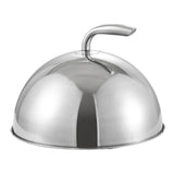 Maxbell Stainless Steel Food Dome Cover Dust Cover for Indoor Outdoor Birthday Party Silver Inner Dia20cm