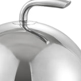 Maxbell Stainless Steel Food Dome Cover Dust Cover for Indoor Outdoor Birthday Party Silver Inner Dia30cm