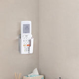 Maxbell Remote Control Organizer AC Controller Organizer for Home Bedside Shelf Dorm White