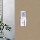 Maxbell Remote Control Organizer AC Controller Organizer for Home Bedside Shelf Dorm White