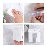 Maxbell Remote Control Organizer AC Controller Organizer for Home Bedside Shelf Dorm White