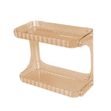 Maxbell Desk Cosmetics Rack 2 Tiers Kitchen Spices Rack Display for Washroom Bedroom