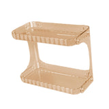 Maxbell Desk Cosmetics Rack 2 Tiers Kitchen Spices Rack Display for Washroom Bedroom