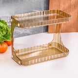 Maxbell Desk Cosmetics Rack 2 Tiers Kitchen Spices Rack Display for Washroom Bedroom