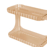 Maxbell Desk Cosmetics Rack 2 Tiers Kitchen Spices Rack Display for Washroom Bedroom