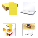 Maxbell 20Pcs Cake Boards Multifunction Baking Tools for Icing Cakes Pasteles Pastry Gold