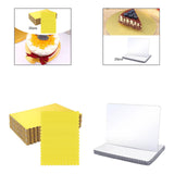 Maxbell 20Pcs Cake Boards Multifunction Baking Tools for Icing Cakes Pasteles Pastry Gold