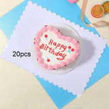 Maxbell 20Pcs Cake Boards Multifunction Baking Tools for Icing Cakes Pasteles Pastry White