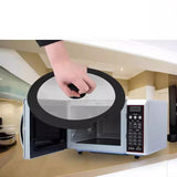 Maxbell Pot Lid Glass Cover Cookware Part Kitchen Pan Cover for Frying Pans Pots Wok Black M