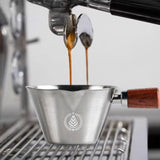 Maxbell Stainless Steel Espresso Cup 100ml with Marking 7.7x4.7cm Coffee Pouring Cup