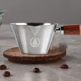 Maxbell Stainless Steel Espresso Cup 100ml with Marking 7.7x4.7cm Coffee Pouring Cup