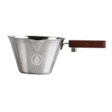 Maxbell Stainless Steel Coffee Measuring Cup 100ml Sturdy Multipurpose Wooden Handle