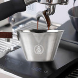 Maxbell Stainless Steel Coffee Measuring Cup 100ml Sturdy Multipurpose Wooden Handle