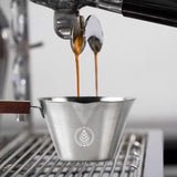 Maxbell Stainless Steel Coffee Measuring Cup 100ml Sturdy Multipurpose Wooden Handle