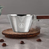 Maxbell Stainless Steel Coffee Measuring Cup 100ml Sturdy Multipurpose Wooden Handle
